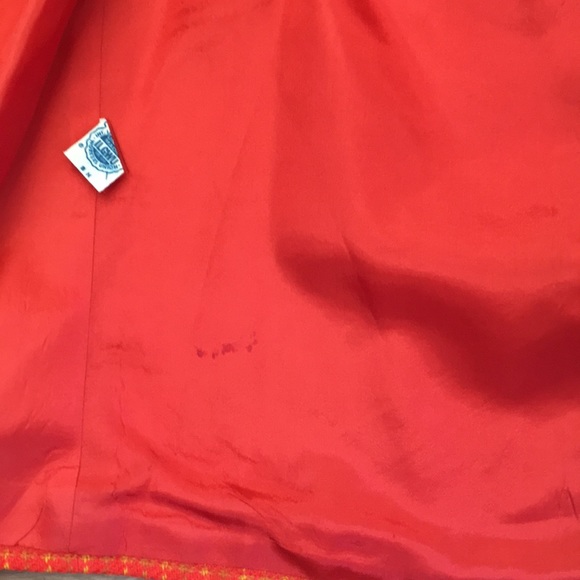 Vintage orange jacket Country Miss classic. Size M - Picture 7 of 10